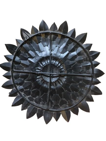 Metal Designer Flower Wall Decor, Flower Wall Art, Size 21 X 21 inch