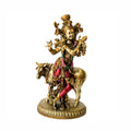 Resin Radha Krishna Statue | Size:10 Inches (Krishna-1)