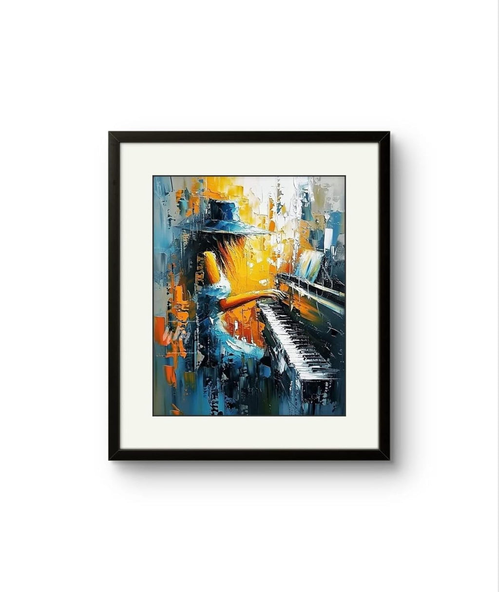 Elegant Abstract painting Frame | Wall Art Painting for Living Room.