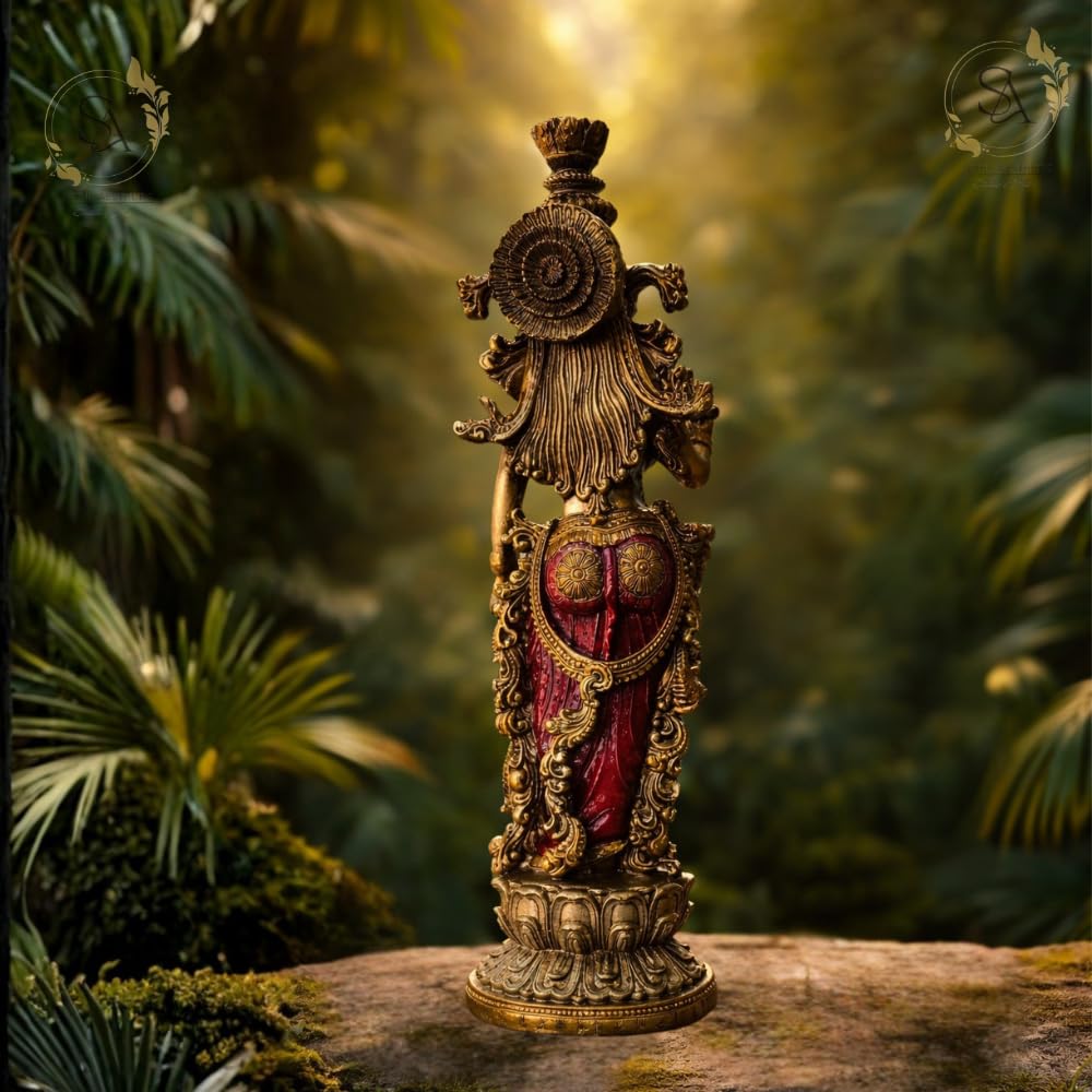 Resin Krishna Statue | Size:14 Inches (Krishna)