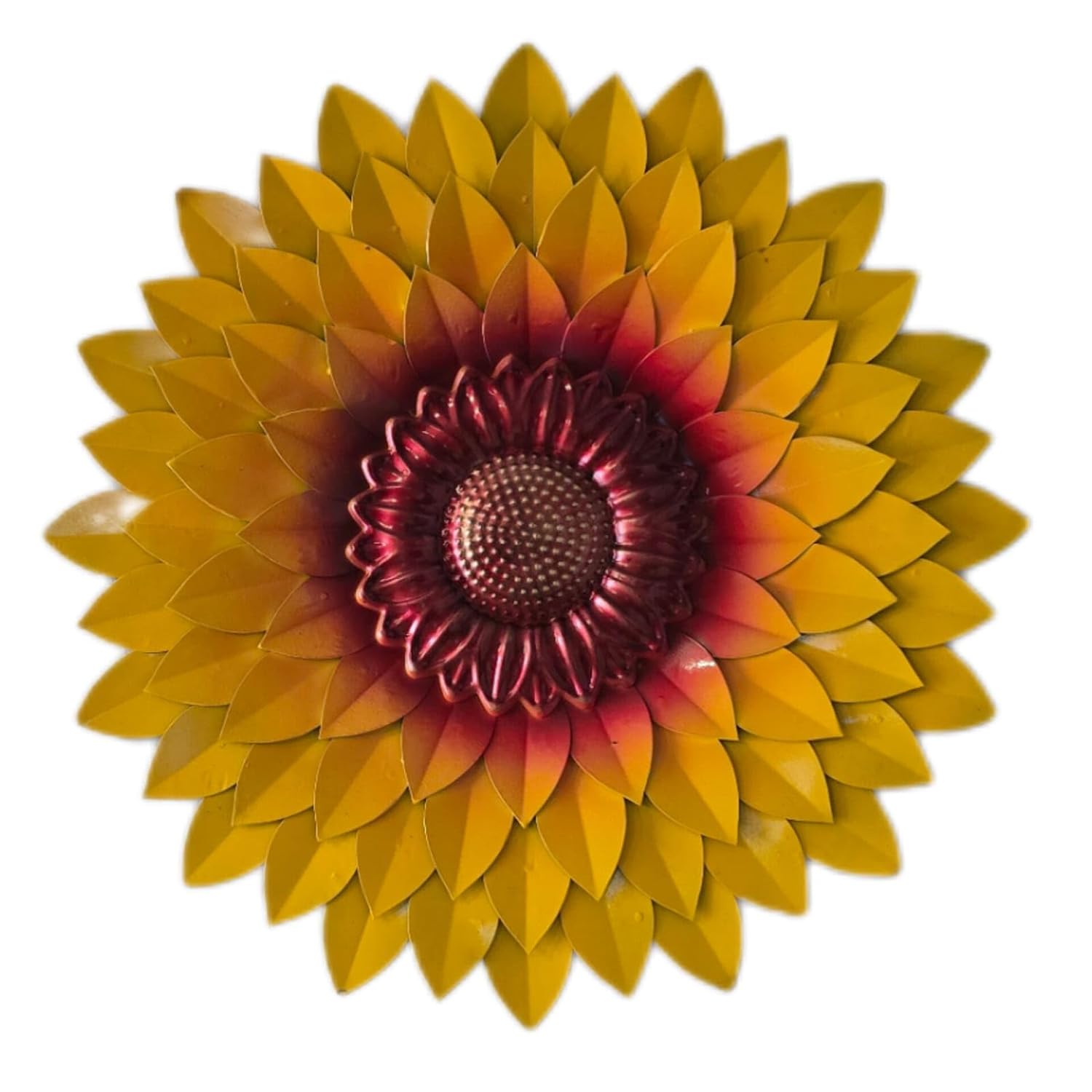 Flower handmade Wall art Decor - Stylish Daisy Decorative Wall Decor for diwali decoration, Size 54X54 CM (Metallic Hues)