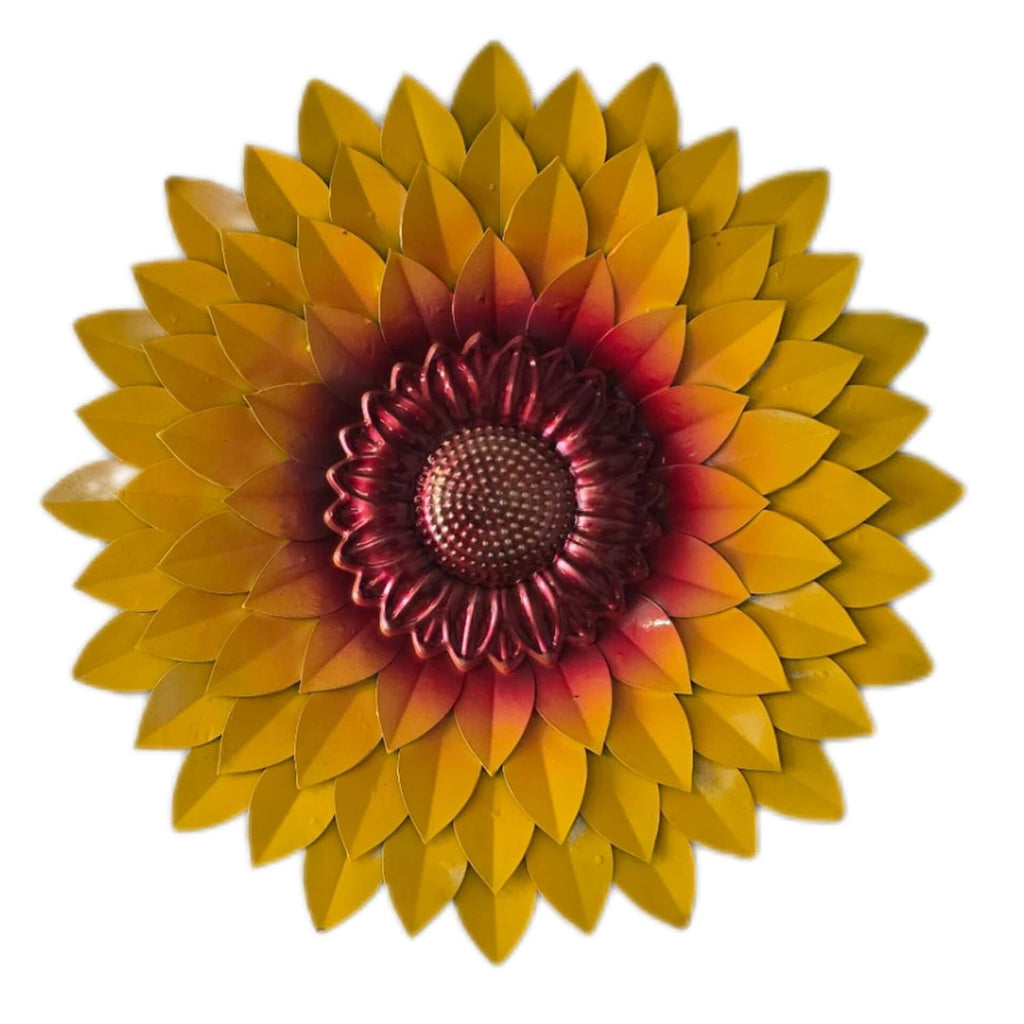 Metal Designer Flower Wall Decor, Flower Wall Art, Size 21 X 21 inch